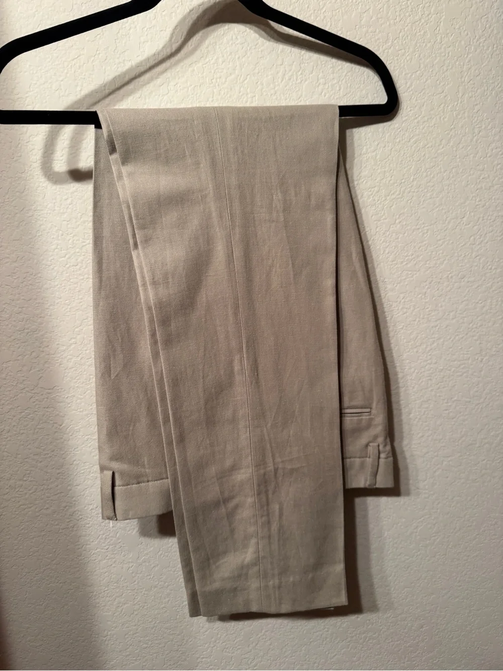 Banana Republic Linen Blend NEW Tailored Fit Khaki Dress Pants 33x34